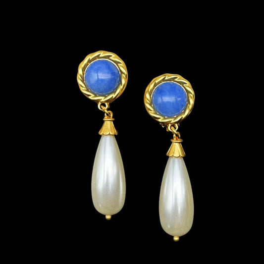 Niche Luxury Teardrop Pearl Earrings