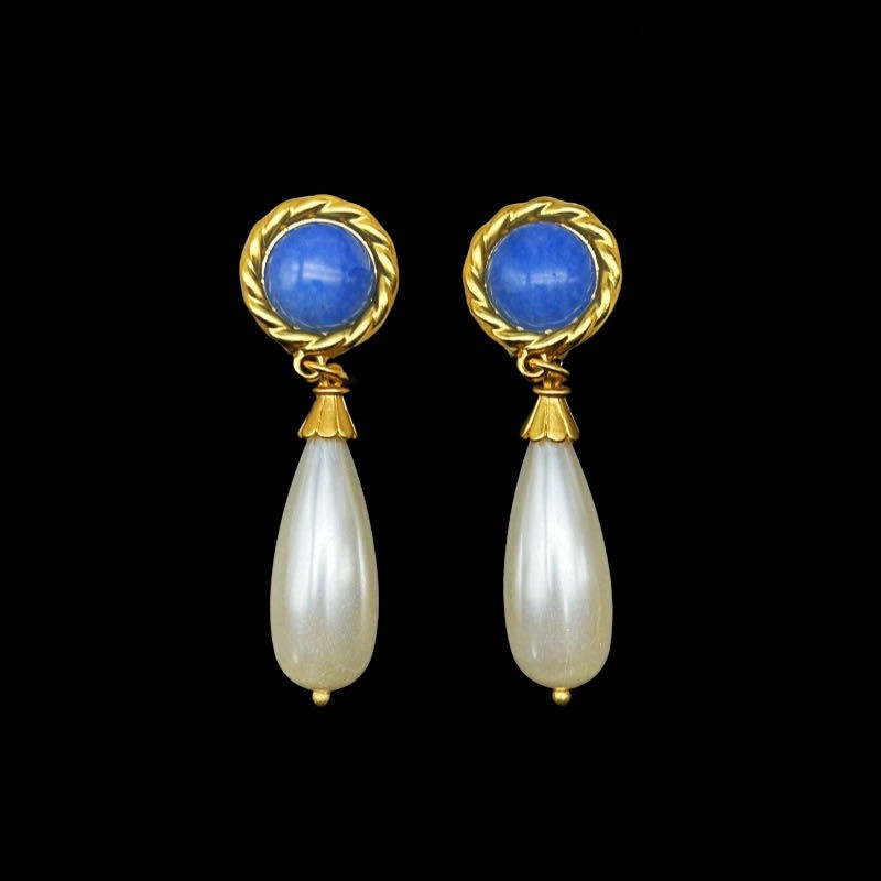 Niche Luxury Teardrop Pearl Earrings