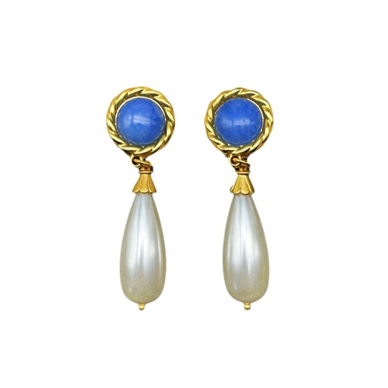 Niche Luxury Teardrop Pearl Earrings