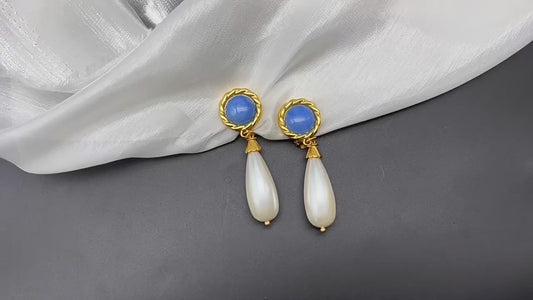 Niche Luxury Teardrop Pearl Earrings